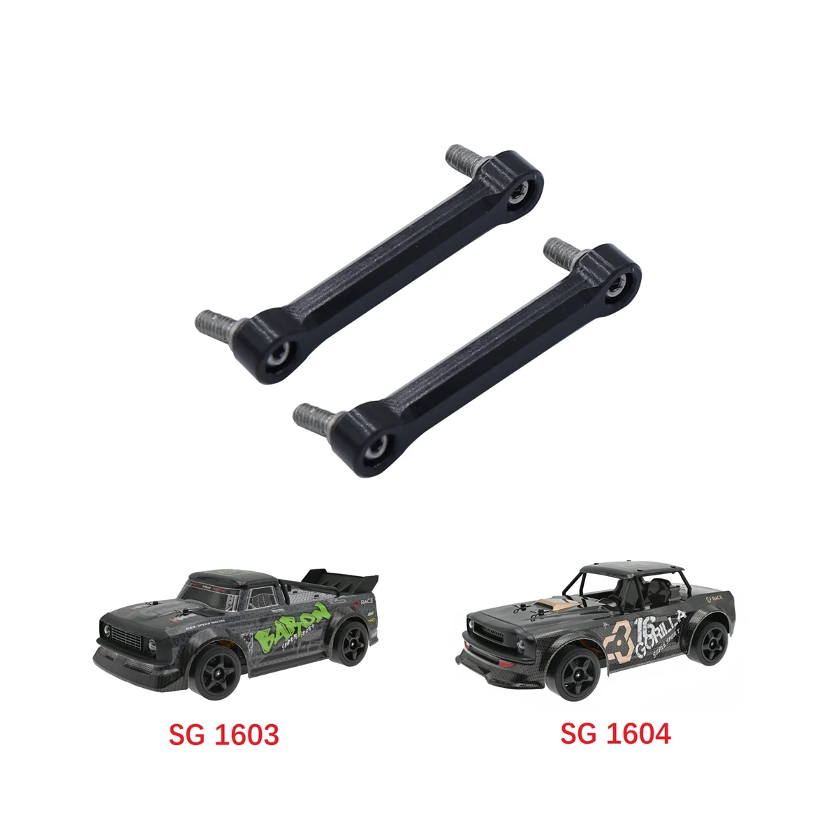 Batang tarik Tautan Logam untuk SG 1603 SG 1604 SG1603 SG1604 UDIRC UD1601 UD1602 UD1603 UD1604 1/16 suku cadang Upgrade mobil RC, 6