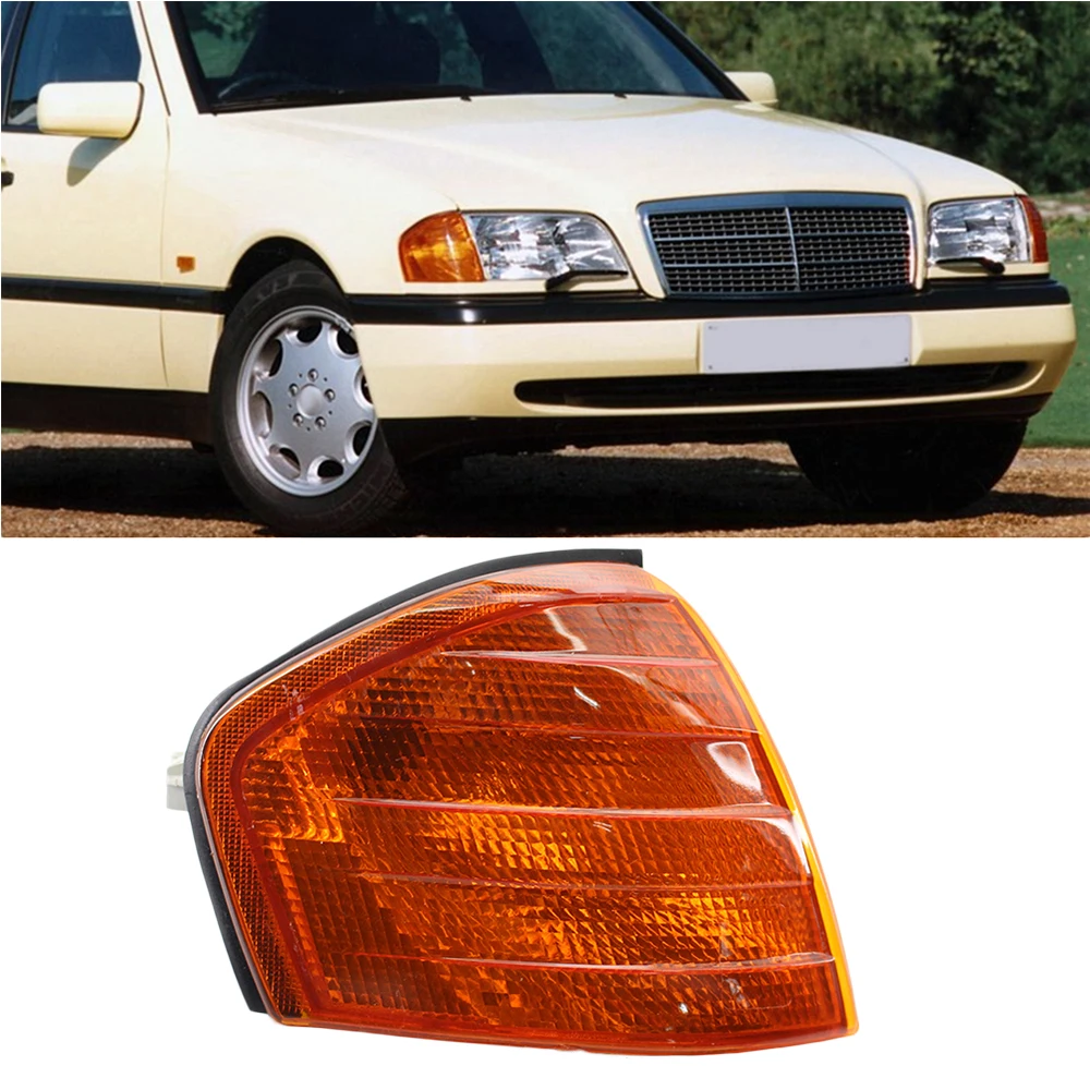 Car Mirror Corner Light Shell Turn Signal Led Lamps Amber/Clear Left/Right 2028261143 For Mercedes Benz C Class W202 1994-2000