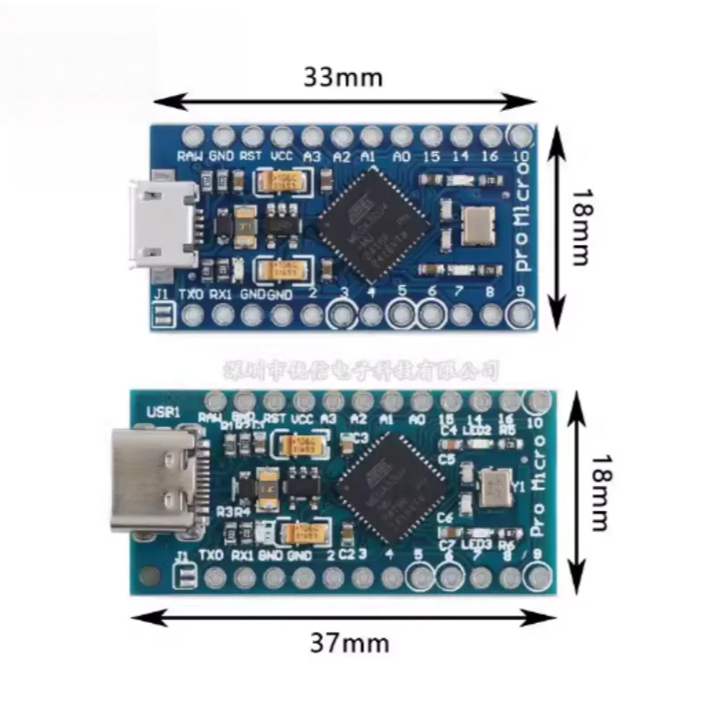 placa-de-desenvolvimento-pro-micro-atmega32u4-5v-16m-com-suporte-para-arduino-ide