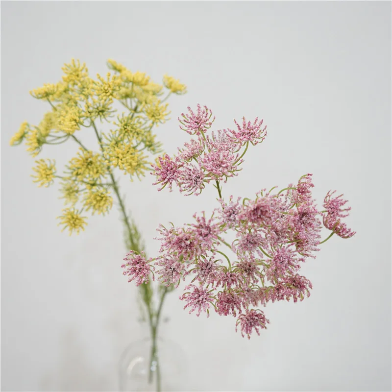 5 Stück Künstliche Spitzen-Schaumstoffblumen Hochzeitsdekoration Party Blumenarrangement Kunstblumen Wohnzimmer Esstisch Dekorationszubehör – Detail 6