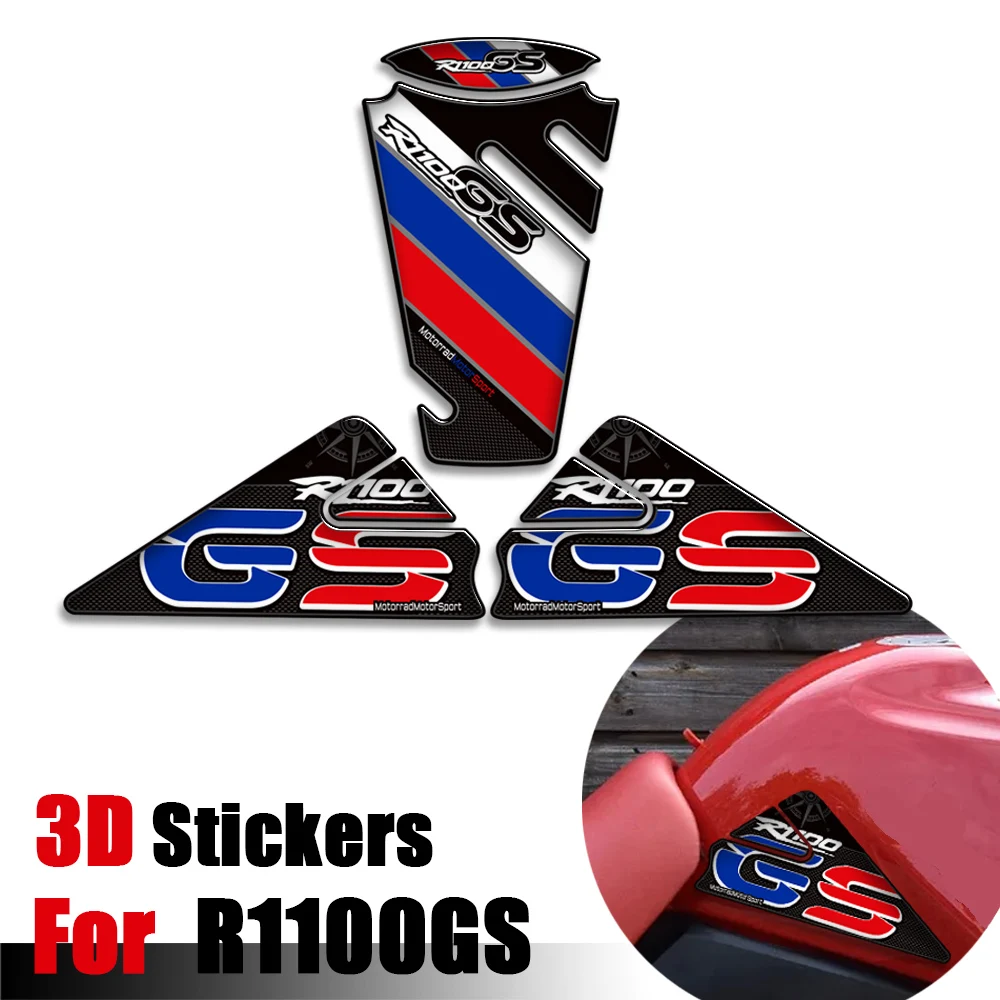 

For BMW R1100GS R 1100 GS R1100 ADV Adventure GSA Motorcycle 3D Resin Stickers Tank Pad Grips Protection Fuel Oil Decals Kit