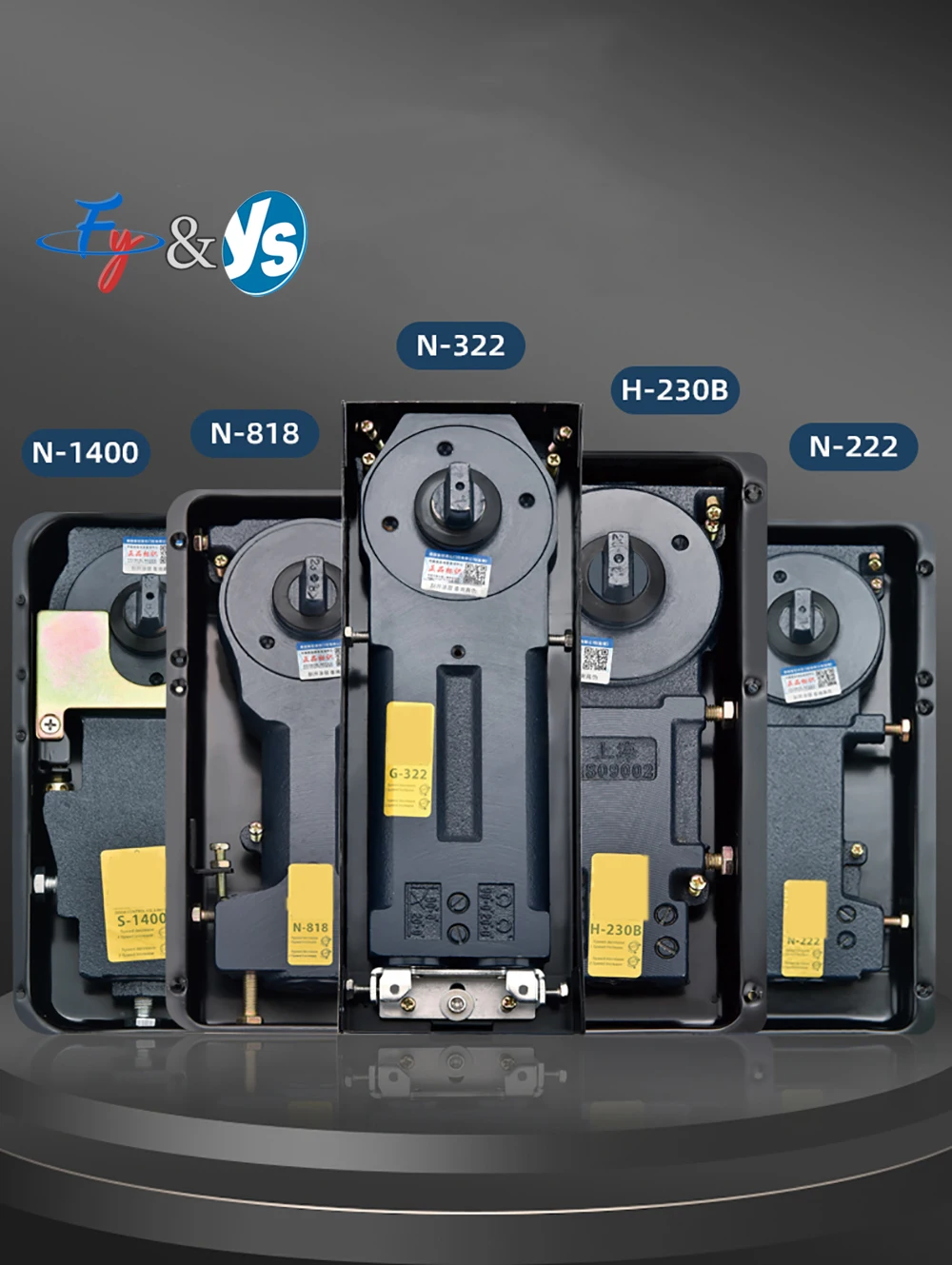 Ground Spring Universal Glass Door Hinge H220-B 90kg-250kg Door Handle Frame, Door Lock