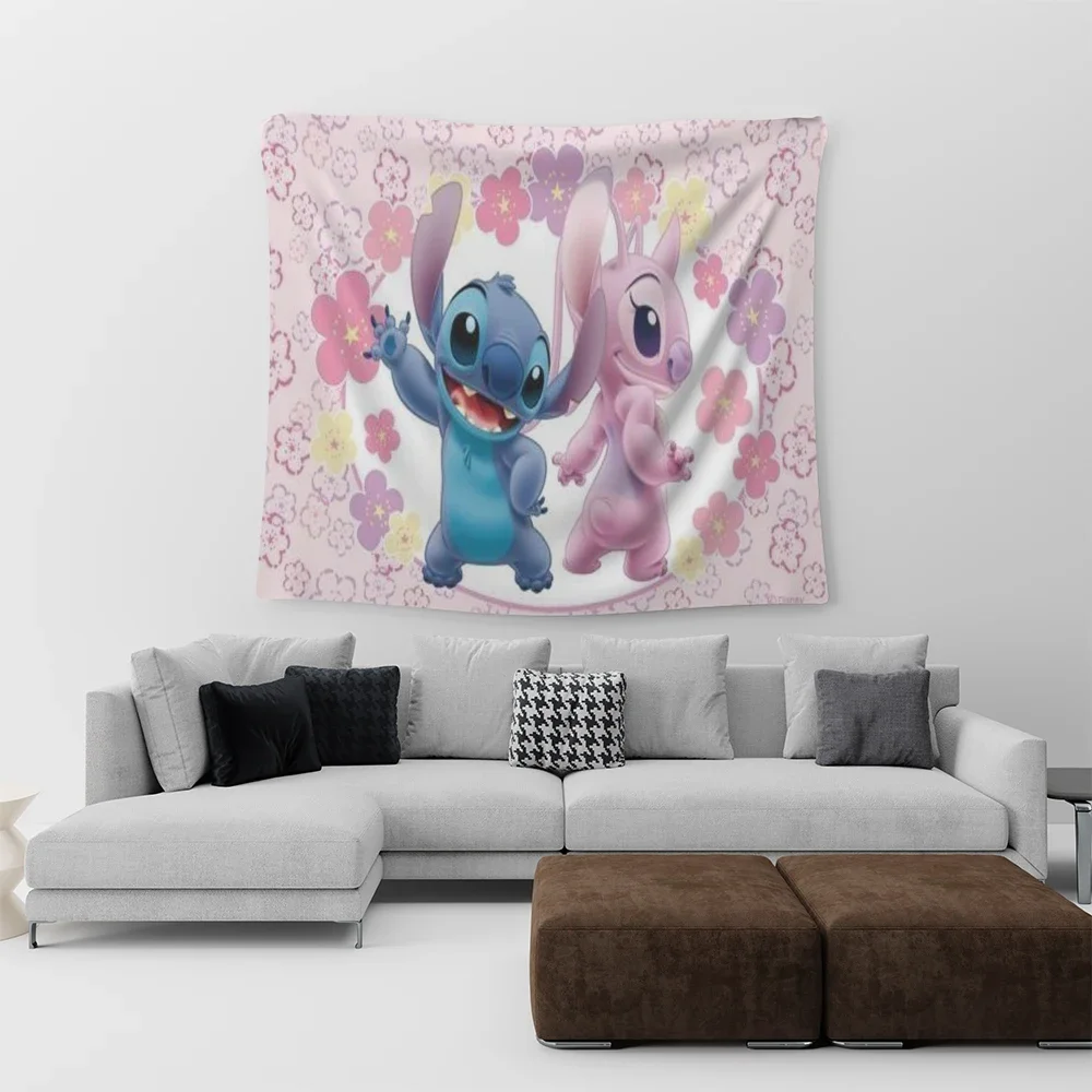 

Гобелен Ститч милый настенный рваный узор мультяшный дизайн детская комната декоративная настенная декоративная подвесная Ткань 3D печать