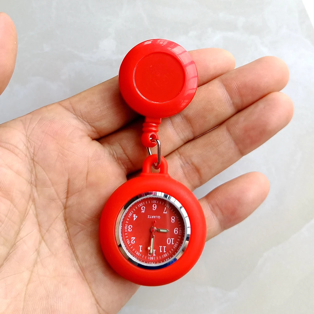 Montre de poche rétractable, vue d'ensemble