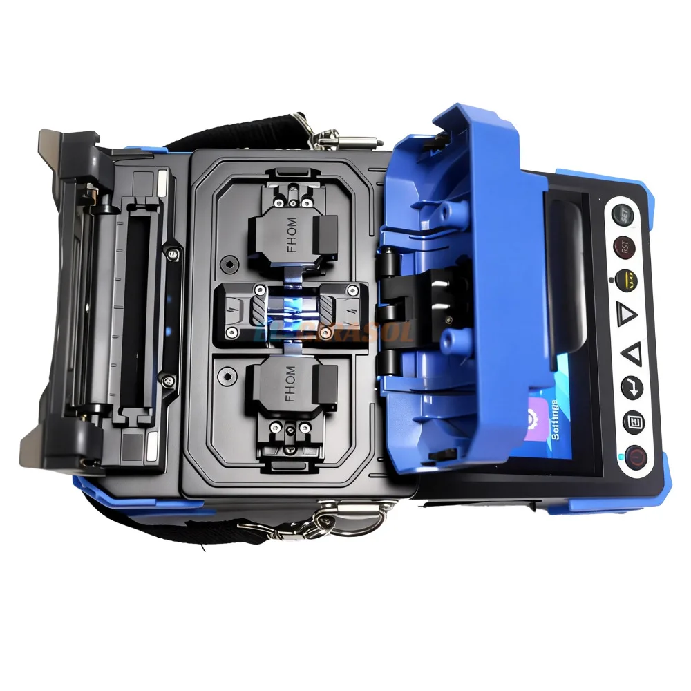 Fast Low Loss Fiber Fusion Splicer JW4107S Single Mode Multi Mode Automatic Optical Splicing Welding Machine Built-in OPM VFL