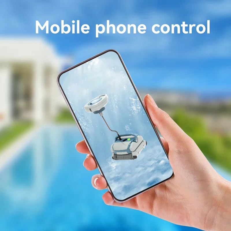 Cordless Wireless Robotic Pool Vacuum Cleaner Automatic Swimming Pool Cleaner Machine