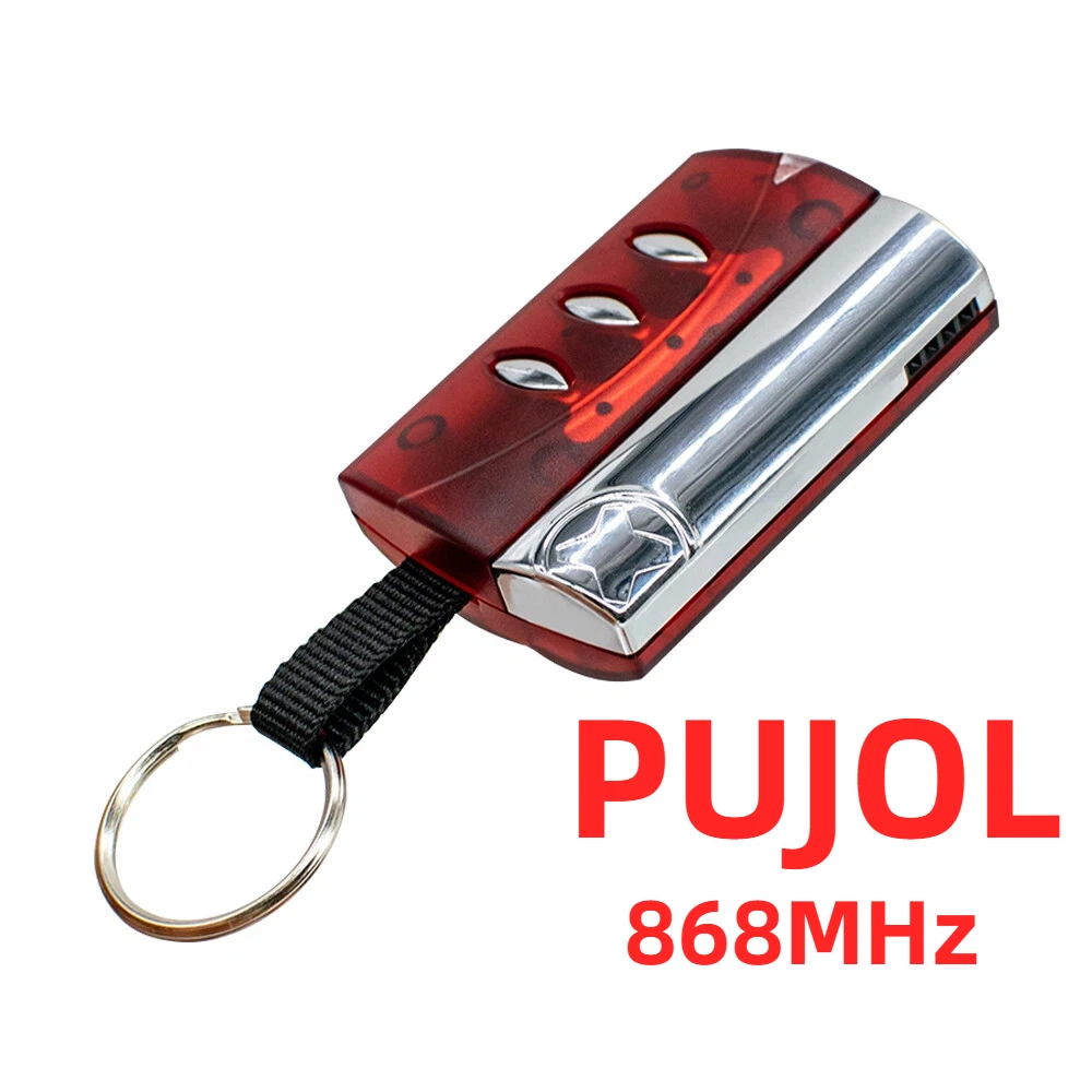 PUJOL Garage Door Remote Control 868MHz Compatible with PUJOL VARIO Gate Opener Key fob Replacement Remote Hand Transmitter
