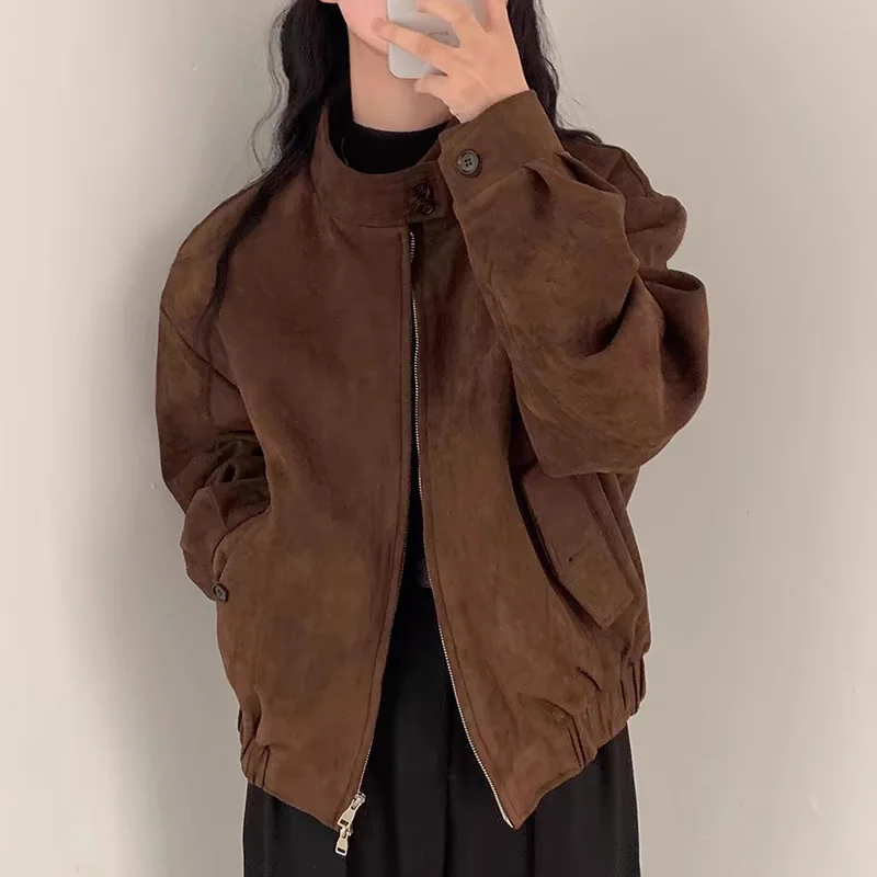 

Bomber Jackets Womens Jacket Inside Pockets Winter Polyester Lining Quick-Drying Windbreakers High-Quality Functional Removable