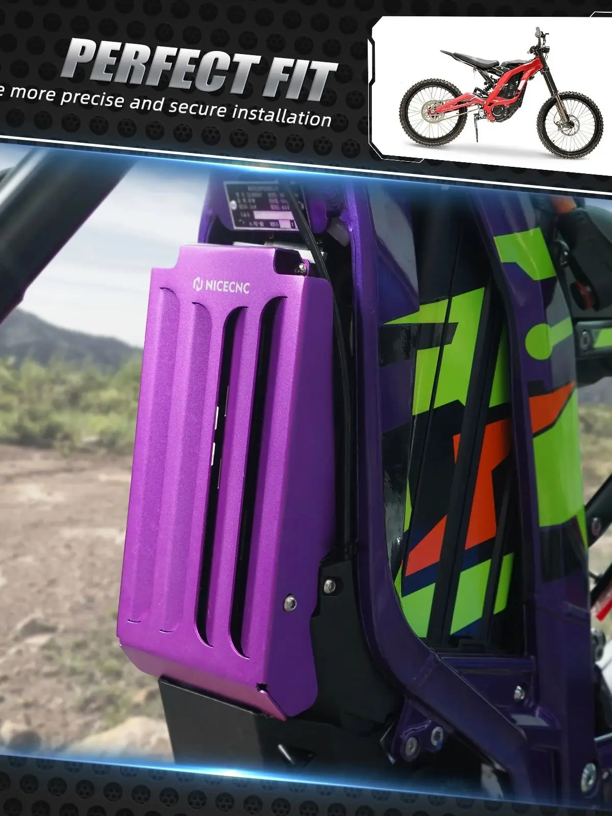 AliExpress NICECNC For Surron Light Bee X S L1E For Segway X160 X260 Controller Cover Guard Electric Dirt Bike For Sur-Ron light bee X