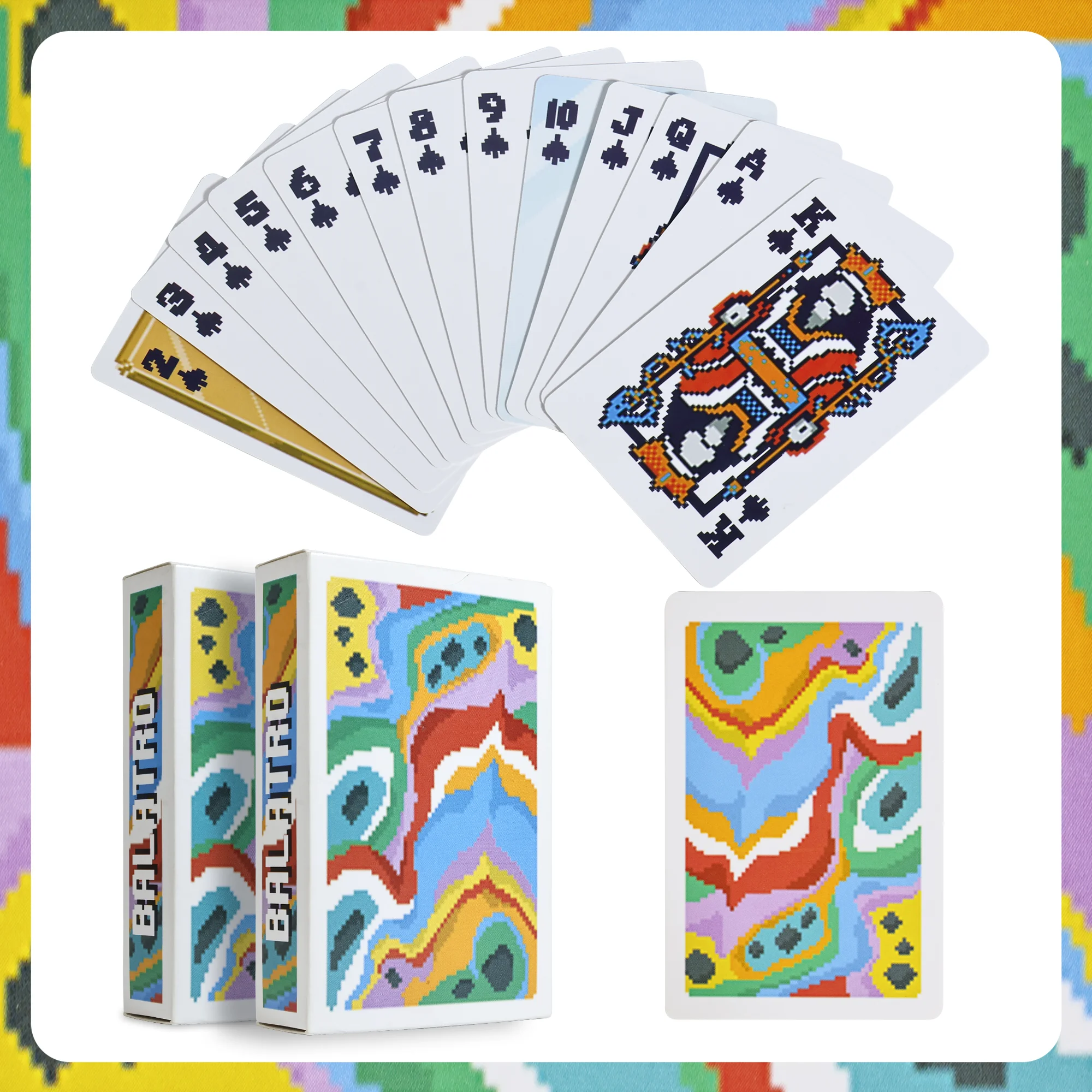 1/2Set Classic Joker Poker Card Set 55PCS Balatro Joker Playing Cards Creative Poker Festive Fun Durable Portable Playing Cards