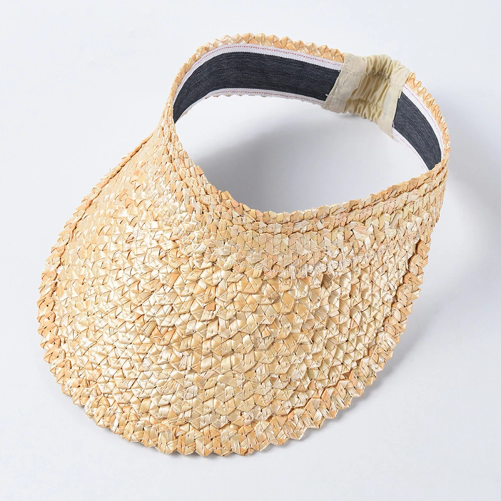 

Women'S Large Brim Sun Hat Summer Beach Hollow Design Lightweight Portable Sun Protection Hat For Travel Wide Brimmed Baseball