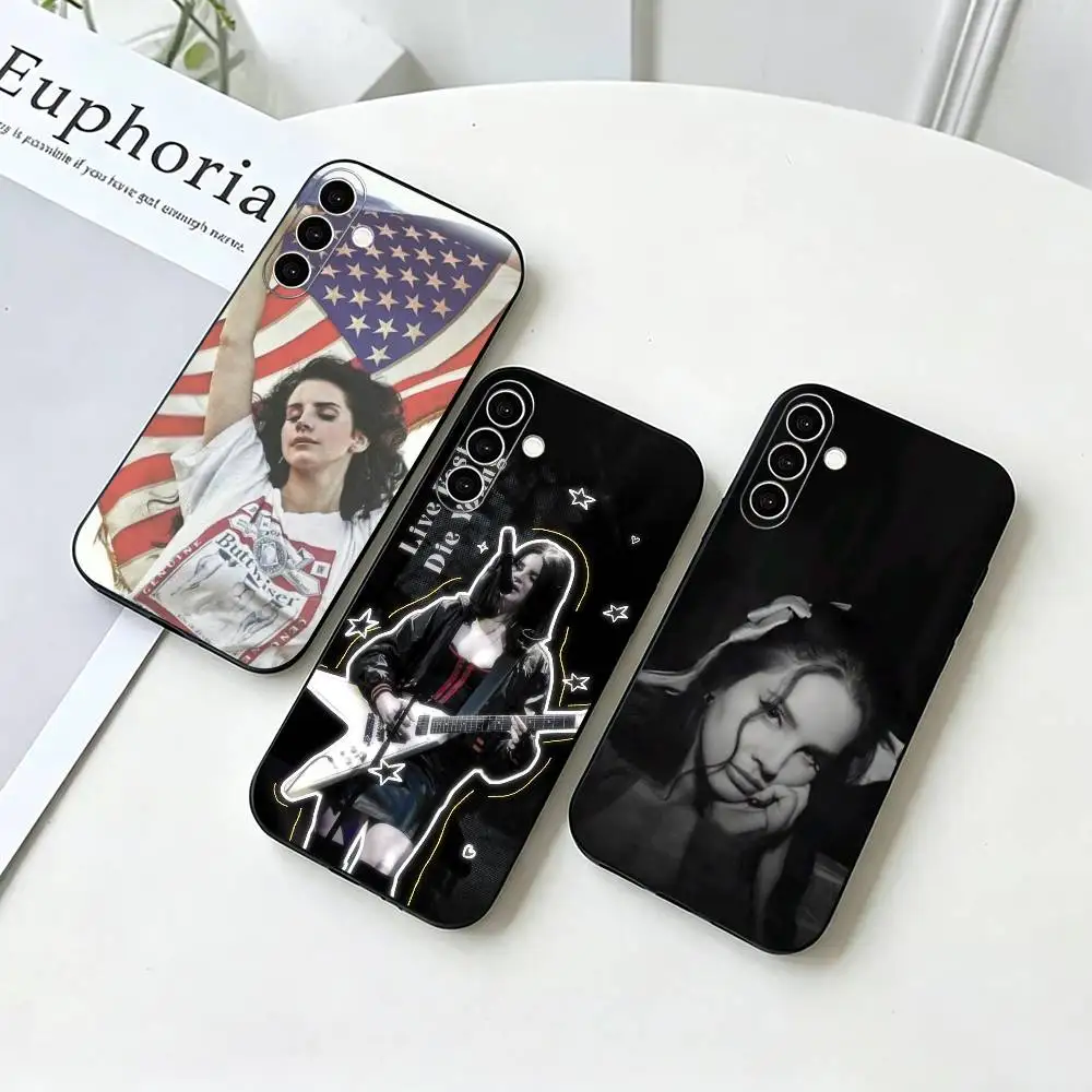 Singer L-Lanas D-Del R-Rey   Phone Case For Samsung Galaxy A73,A72,A71,A70,A53,A52,A51,Others Soft Black Cover