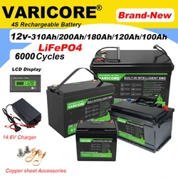 VariCore 12.8V 310ah 340ah 120AH LiFePO4 Battery 12V Lithium Iron Phosphate Batteries Cycles Touring car 14.6V Charger Tax Free