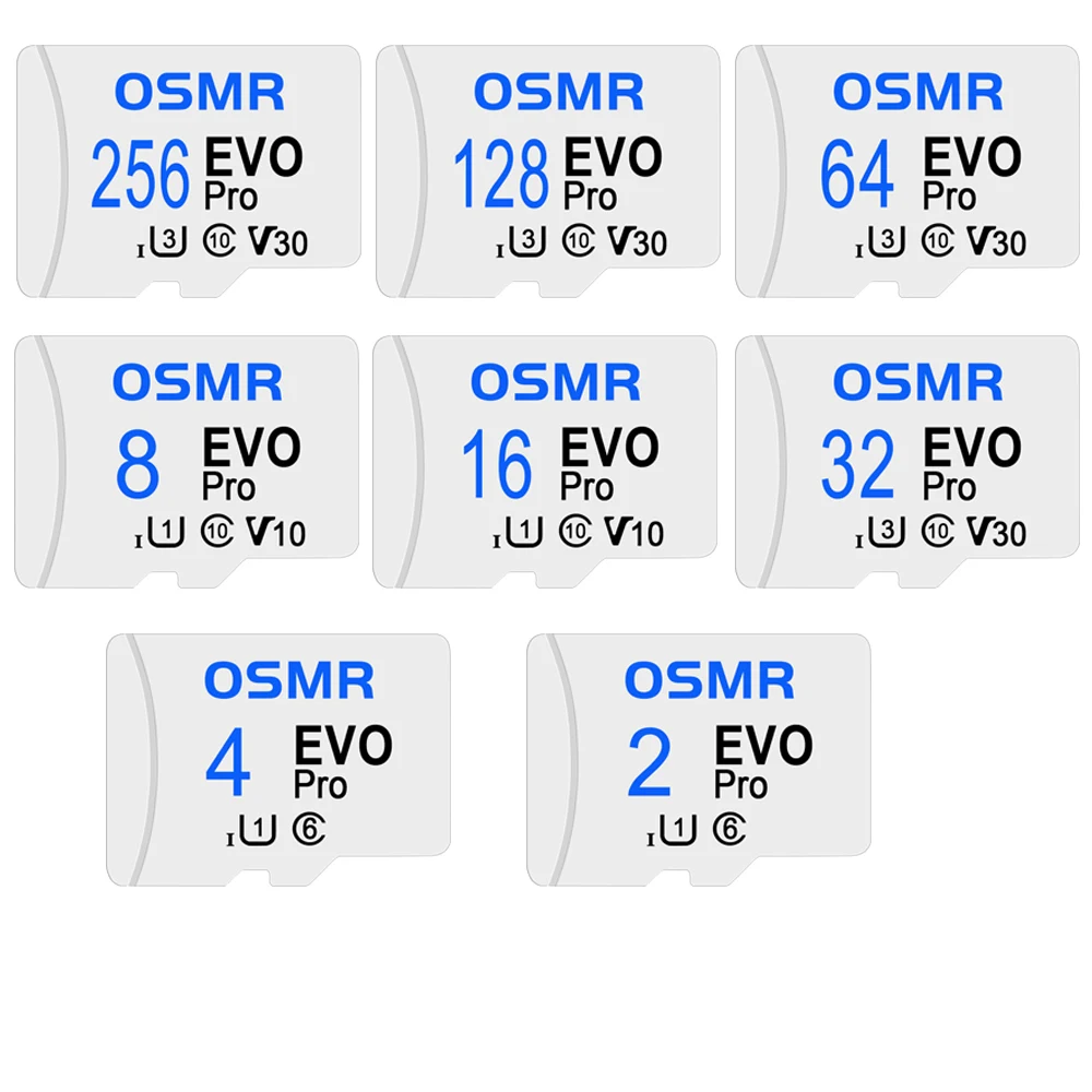 

V30 U3 Micro Memory SD Card 128GB 32GB 64GB SD Card SD/TF Flash Card 2/4/6/8/16/32/64/128/256GB Class 10 Memory Card For Phone