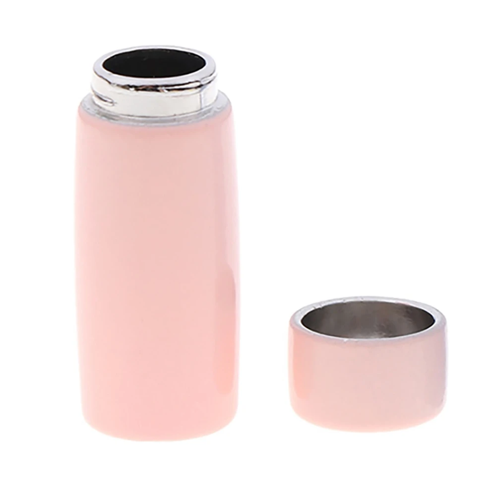 1:6 Dollhouse Miniature Thermos Cups Miniature Food Scene Doll House Accessories Thermo Water Cup DollHouse Decor Pink