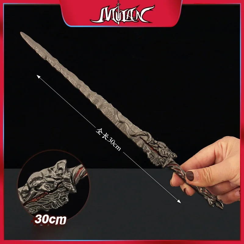 

30CM Perfect World Shi Hao Weapon Da Luo Sword Full Metal Craft Model Collectible Desk Ornaments Birthday Gift for Boyfriend Toy