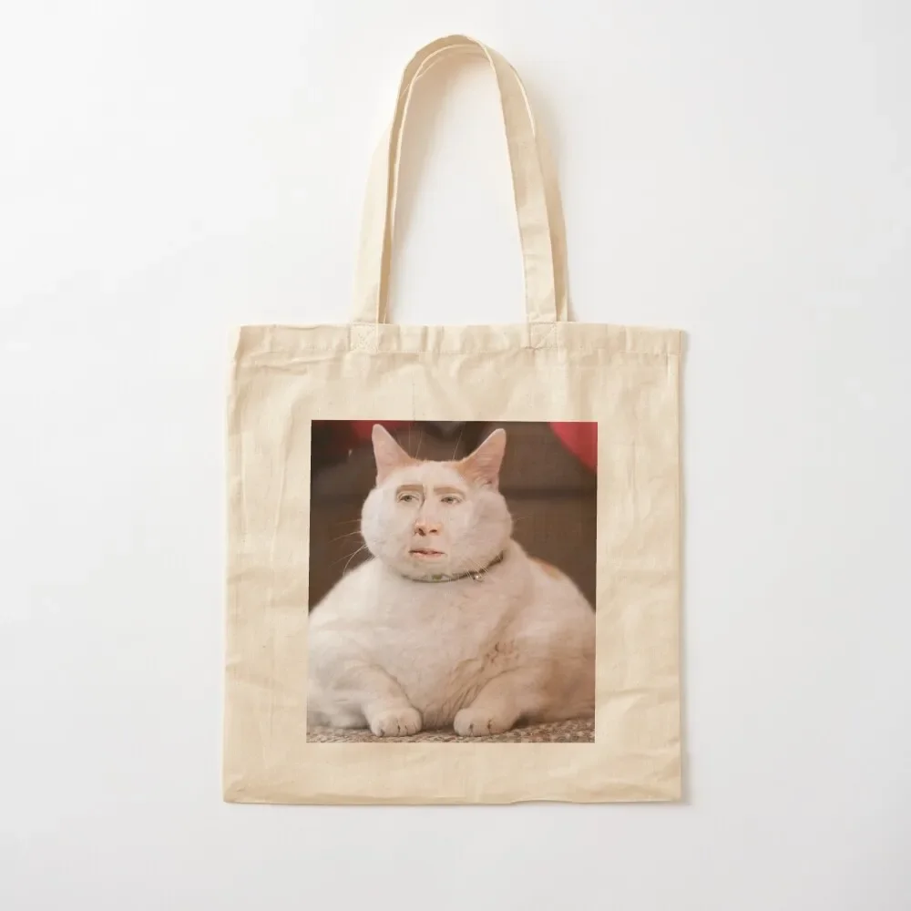 

Nicolas Cage Cat Tote Bag bags for women Big bag women Custom bag luxury women