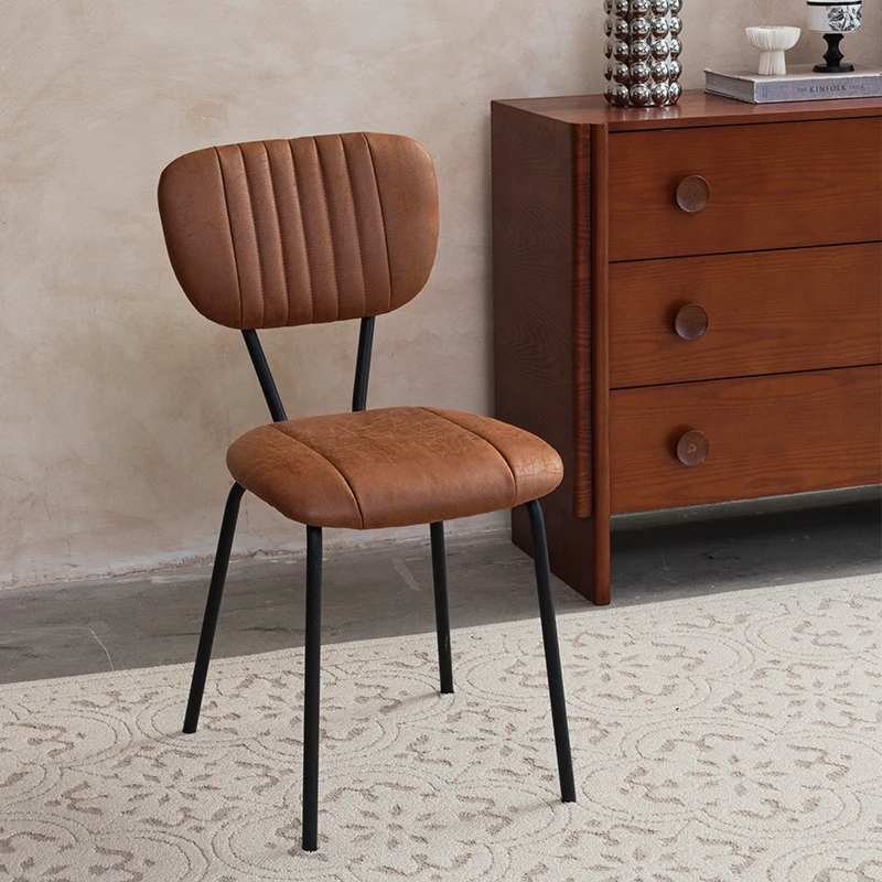 

Creamy Beige Dining Chairs Designer Cushion Wedding Office Dining Chairs Living Room Lounge Sillas De Comedor Furniture Home