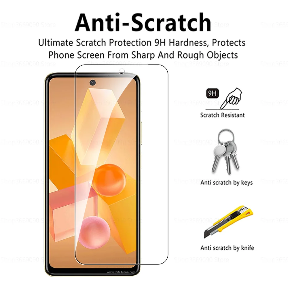 2To1 Tempererd Glass Camera Lens Screen Protector For Infinix Hot 40 Pro Phone Protective Glass For Infinix Hot 40i Hot40 40Pro