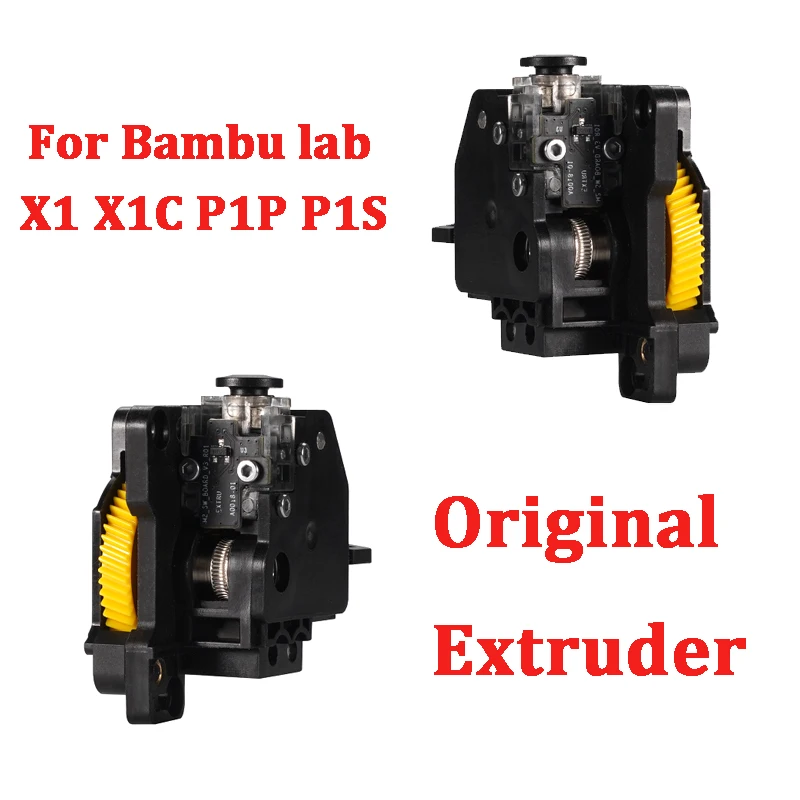 

Original Extruder Hardened Steel Unit For Bambu lab P1/X1 Series Extruder For P1S P1P For Bambu lab Hotend Extruder Gear