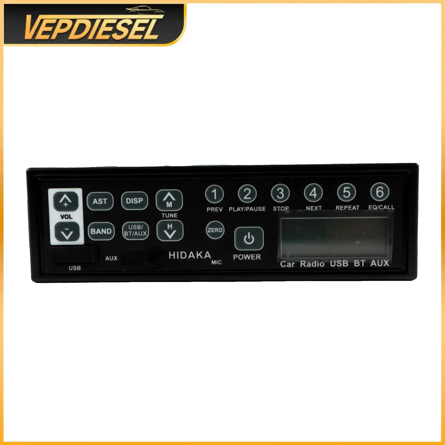 Truck Excavator Radio 24V AM FM MP3 Player W/ Bluetooth USB for Hitachi Komatsu Kobelco Sumitomo Radio Handsfree Call Auto Parts