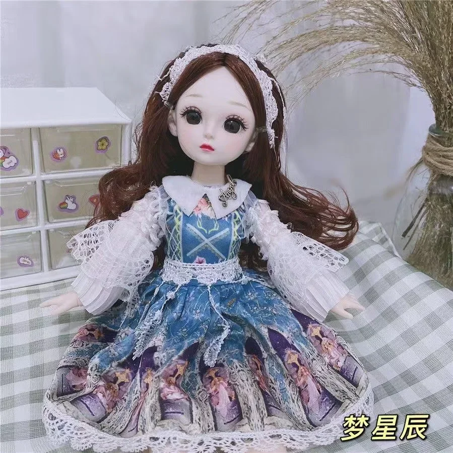 

bjd doll 12 inch movable joints 1/6 doll with clothes girl toy pullip