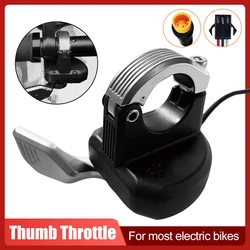 Acelerador do polegar para scooters elétricos, acelerador de dedo, plugue impermeável, mão esquerda, liberação rápida, encaixes de bicicleta elétrica, 3Pin, SM