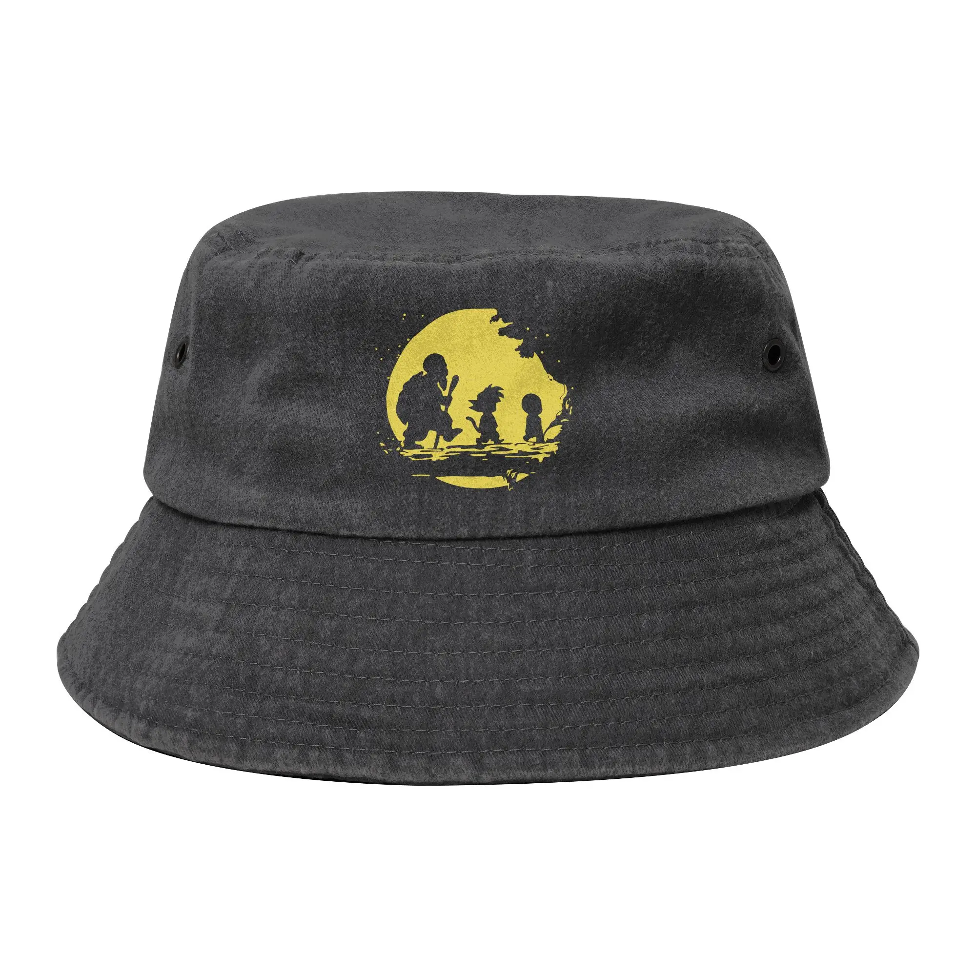 Einzigartiges Design D-Dragon B-Ball Z Goku Bucket Hat Unisex Packbare Outdoor-Anglerhüte Frühlings-Picknick-Kopfbedeckung