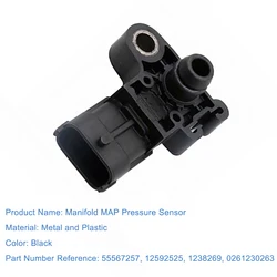 Manifold Pressure Sensor For Cadillac CTS Chevrolet Camaro Corvette Sonic Cruze Trax 55567257 12592525 1238269