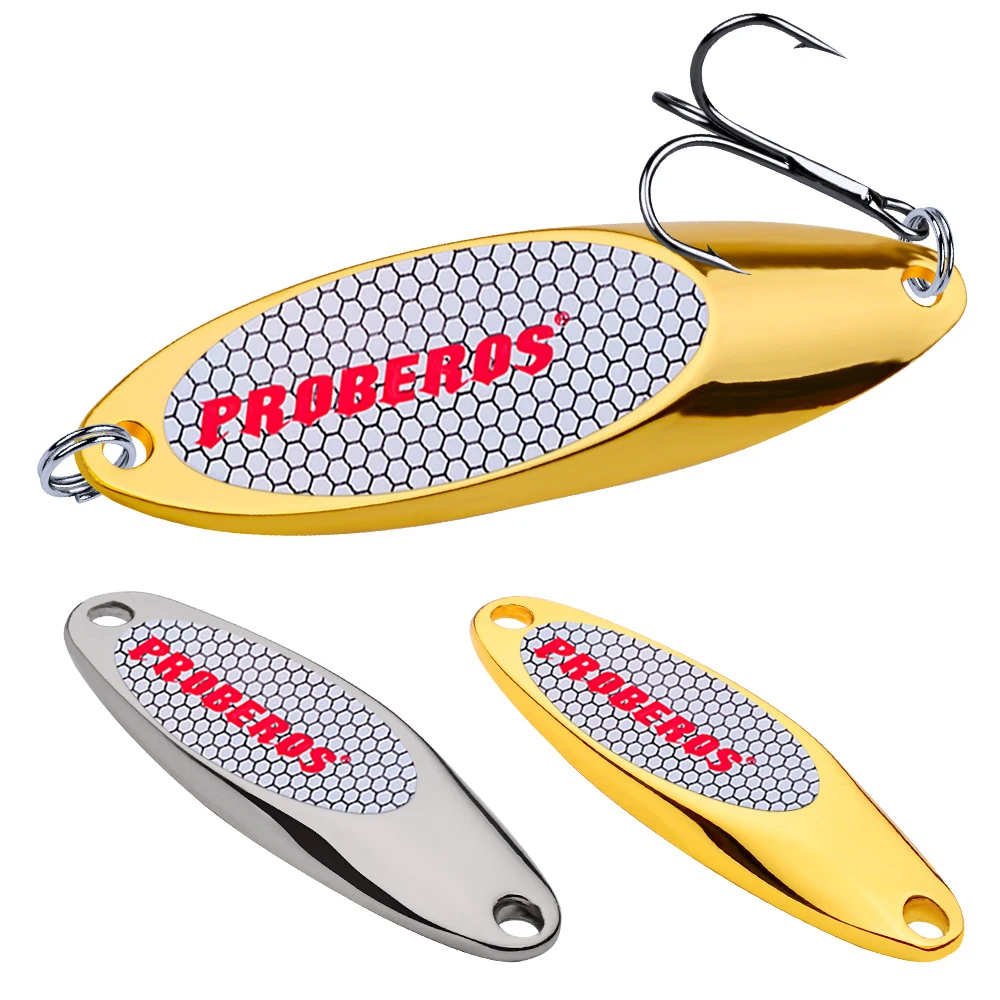 1Pcs Sea Fishing Bait Long Throw VIB Metal Glitter Gold/Silver 3g-60g With Hook Rotate Reflective Iron Sheet Fishing Accessories