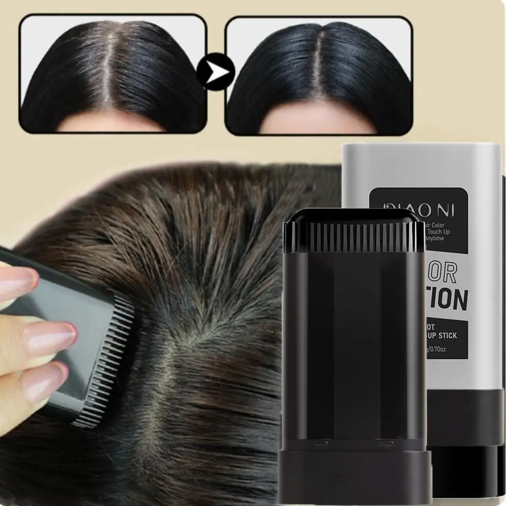 

New Waterproof Comb Hair Dye Sweat-proof Easy to Use Hair Colouring Cream Black Color 2 in 1 Instant Dye for Gray Hair Coverage