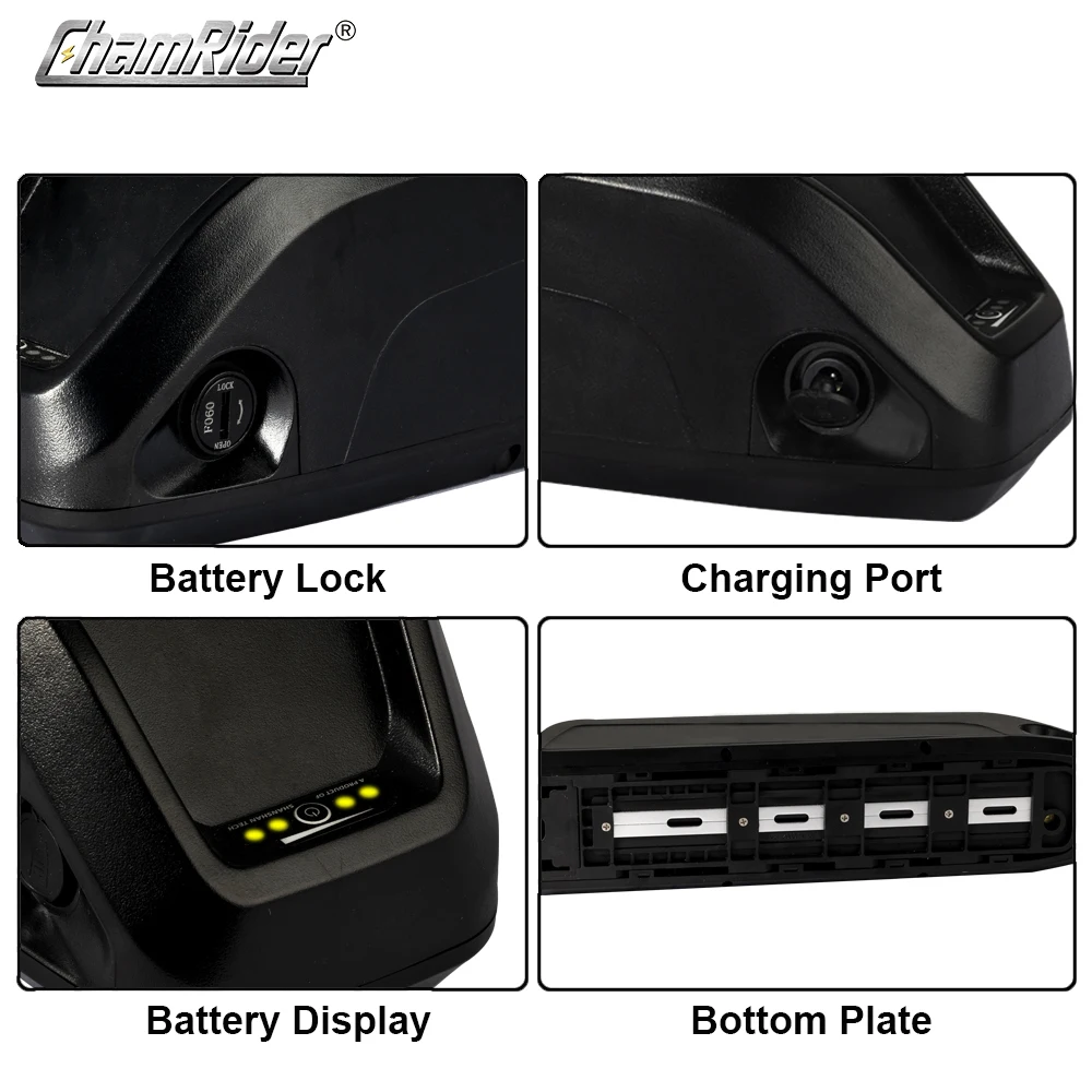 ChamRider G70 Battery Box HaiLong downtube Battery Down Tube Battery Case 18650 Cells 10S7P 13S5P 14S5P