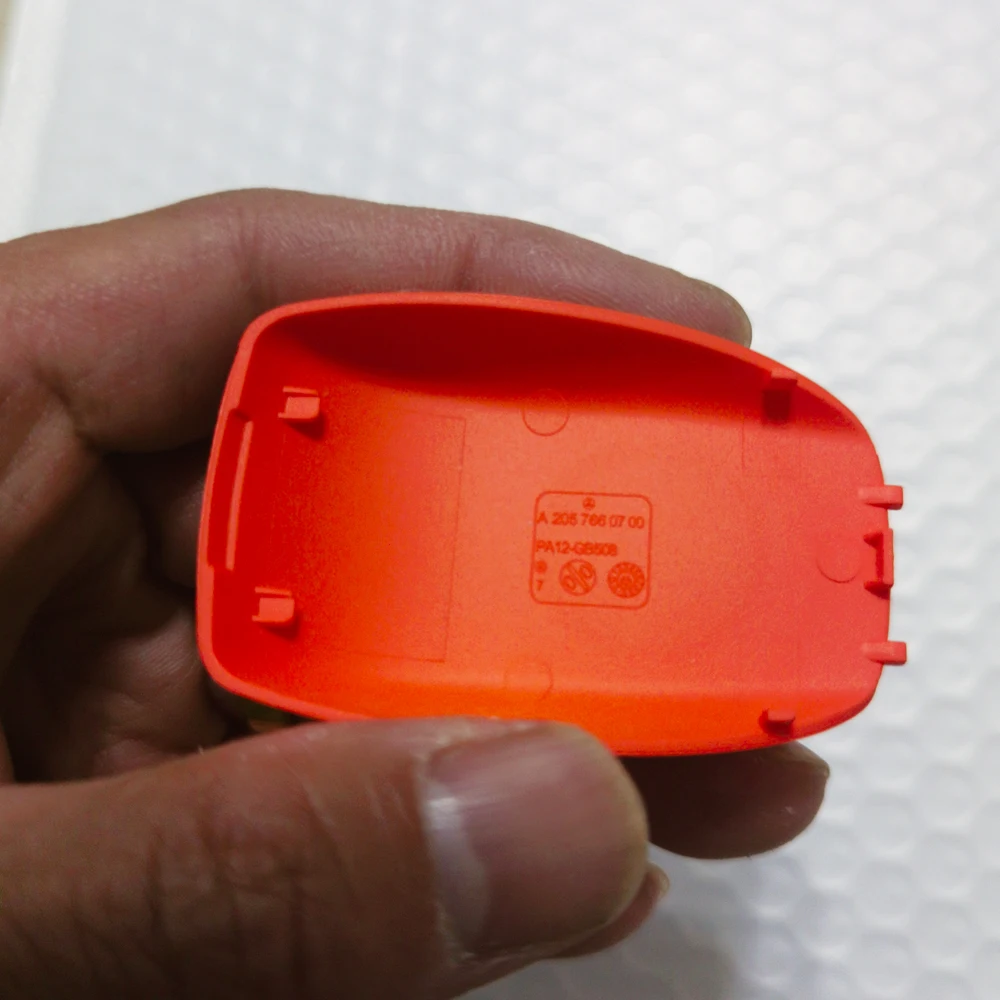 

Matt Orange Key Cover Shell Case For Brabus Mercedes Benz GLC EQC C/E/G Class Brabus Key Cover Protect Case Mercedes Key Case