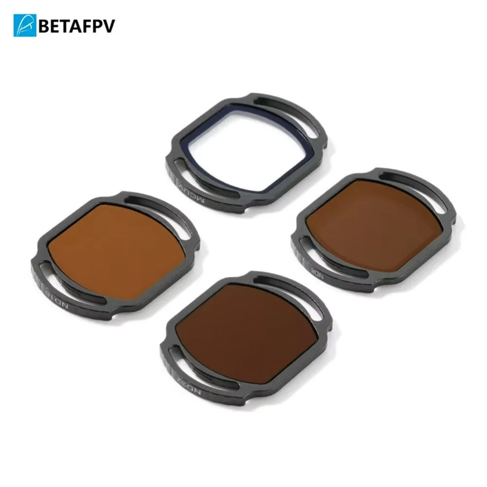 BETAFPV UV ND8 ND16 ND32 Filter Set Compatible with O4 Pro Camera, Lens Protection Kit for DJI O4 Air Unit FPV Drone