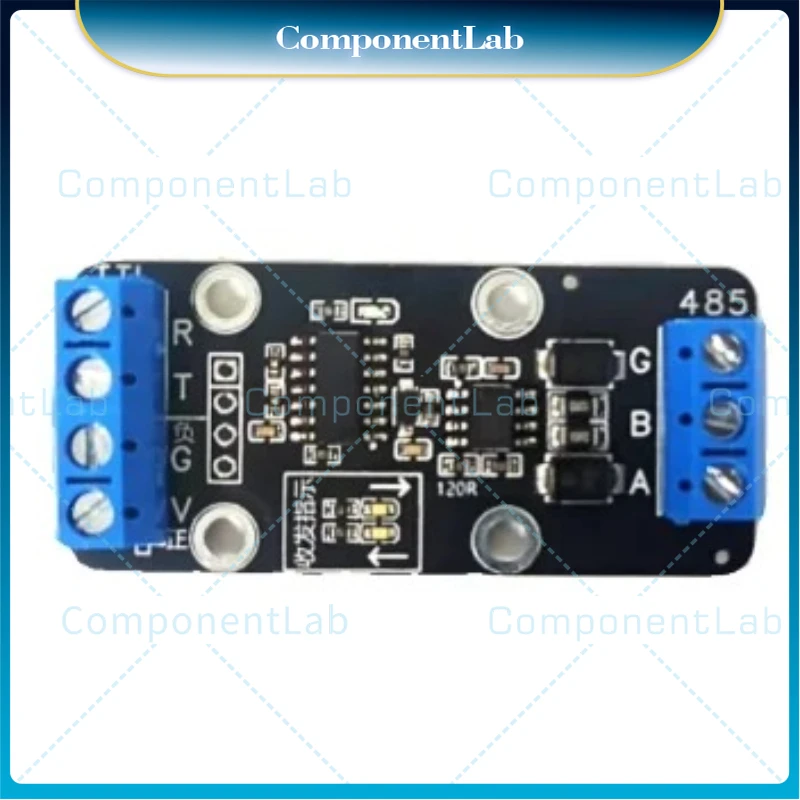 TTL serial port to RS485 module and 485 to serial port hardware automatic flow control support 3.3V and 5V power supplies
