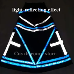 Ghost Dance Pants Night Vision Ghost Dance Pants Bell-bottoms Luminous Pants Loose Reflective Pants Dance Trousers for Men Women