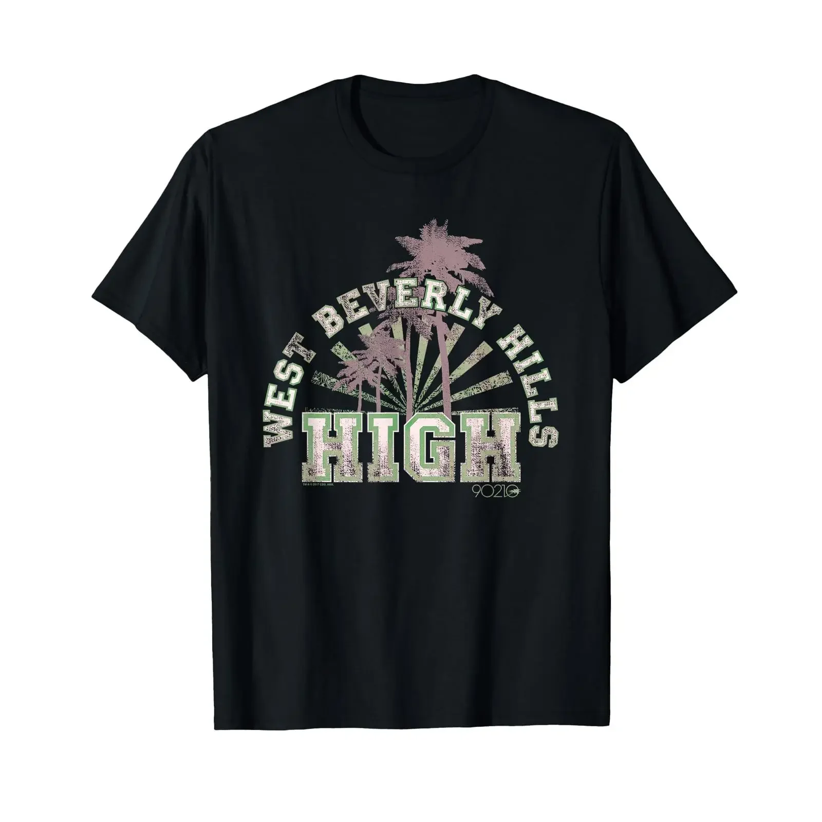 90210 West Beverly Hills High T Shirt vintage Washed Top For Everyday Wear designer clothes streetwear Soft fashion Breathable
