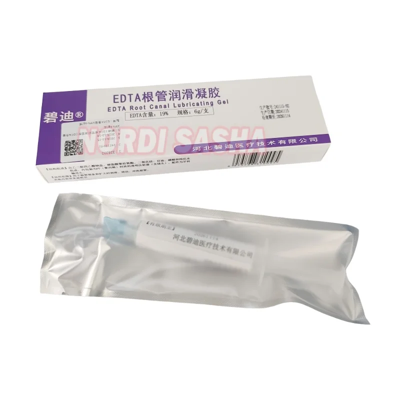 

6g/Syringe Dental EDTA Root Canal Lubricating Gel for Root Canal Expansion and Lubrication Cleaning and Preparation Gel