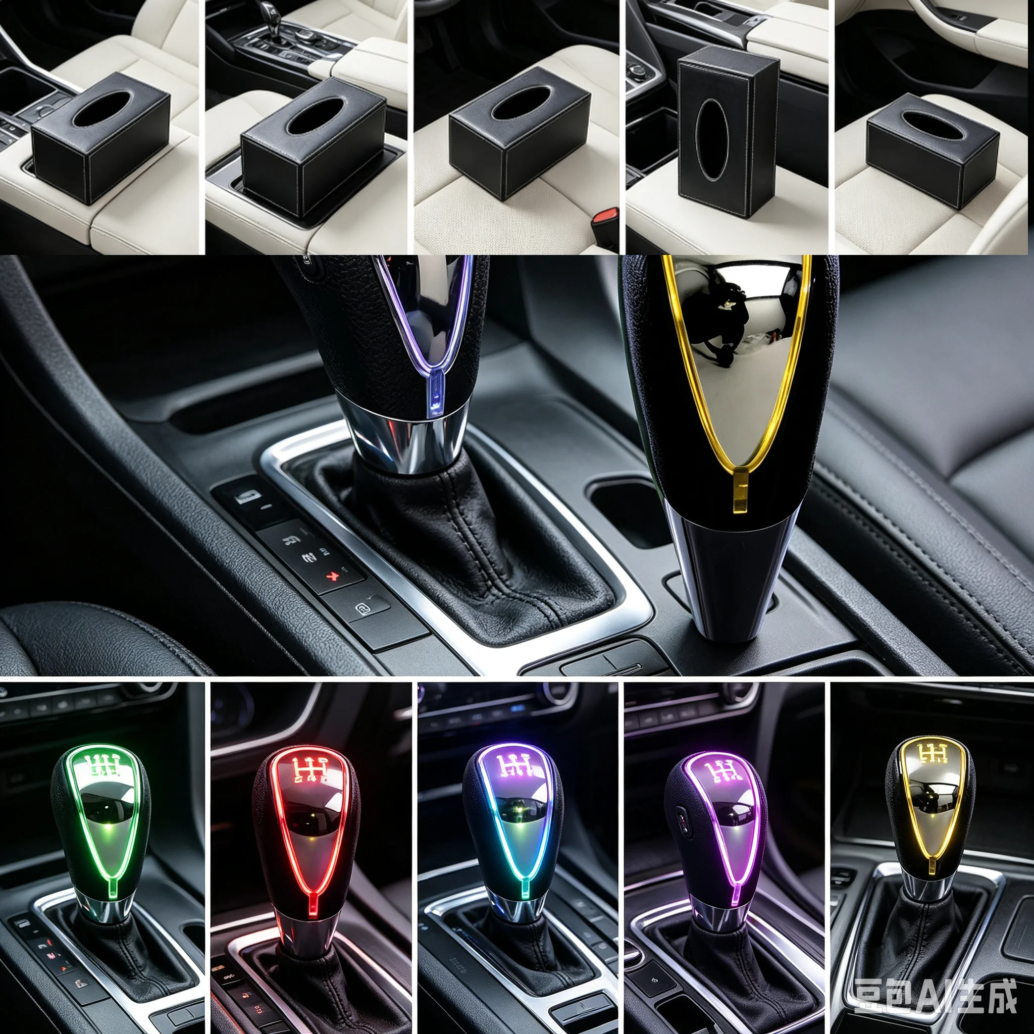 7 Colors Changes 5 6 Speed Touch Motion Activated Change Led Light Car Gear Shift Knob MT Fit For Toyota Lexus Mitsubishi Honda