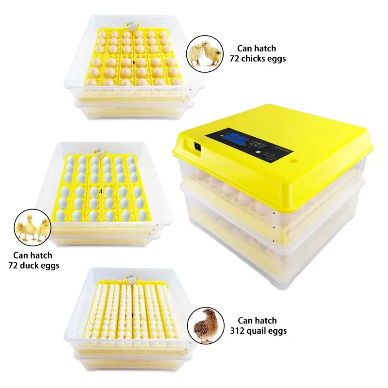 

Oq Newest Led Light Automatic Mini 72 Chicken Egg Bird Eggs