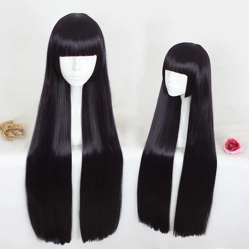 

Xiu Dan, NetEase Onmyoji Mobile Game, Yuki-Onna, Tsukimi No Sakura, Purple And Black Cosplay Wig 315C