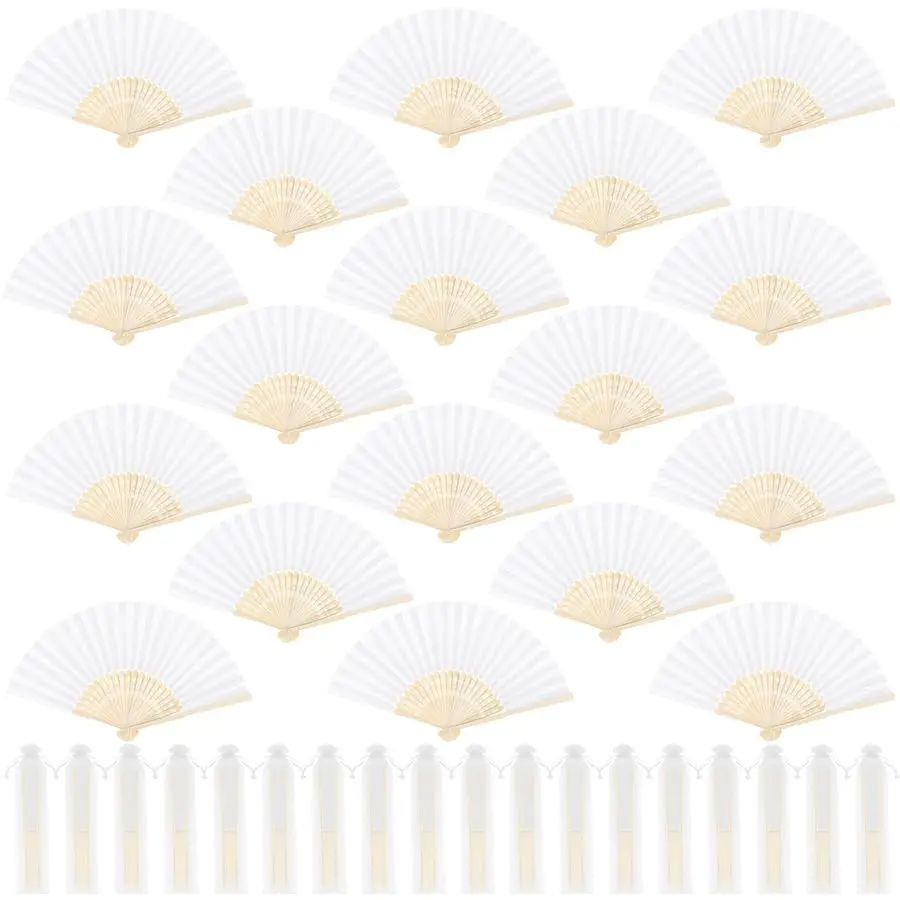 

36 шелковых складных вееров с тканевым чехлом, бамбуковые складные вееры, ручные складные вееры, декоративные вееры для свадьбы, свадебного шоу