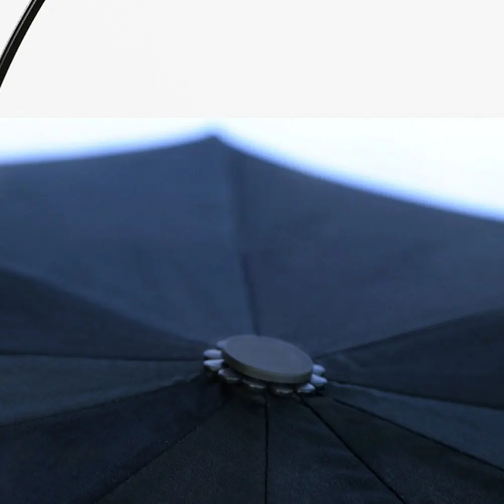 

Полностью автоматический зонт с защитой от ультрафиолета, большой три сложения с десятью костями, легкий портативный солнцезащитный козырек для унисекс, мужчин и женщин, прочный