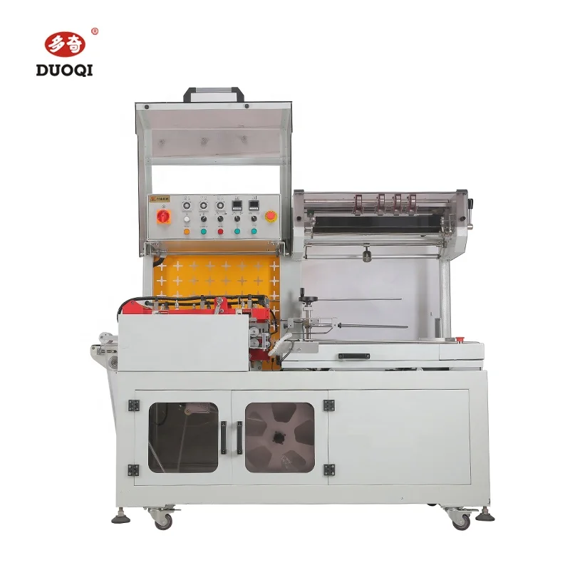 DQL-5545 Full Automatic Heat Shrink Film Packer Plastic Bag Pouch Side Cutting Sealing Machine