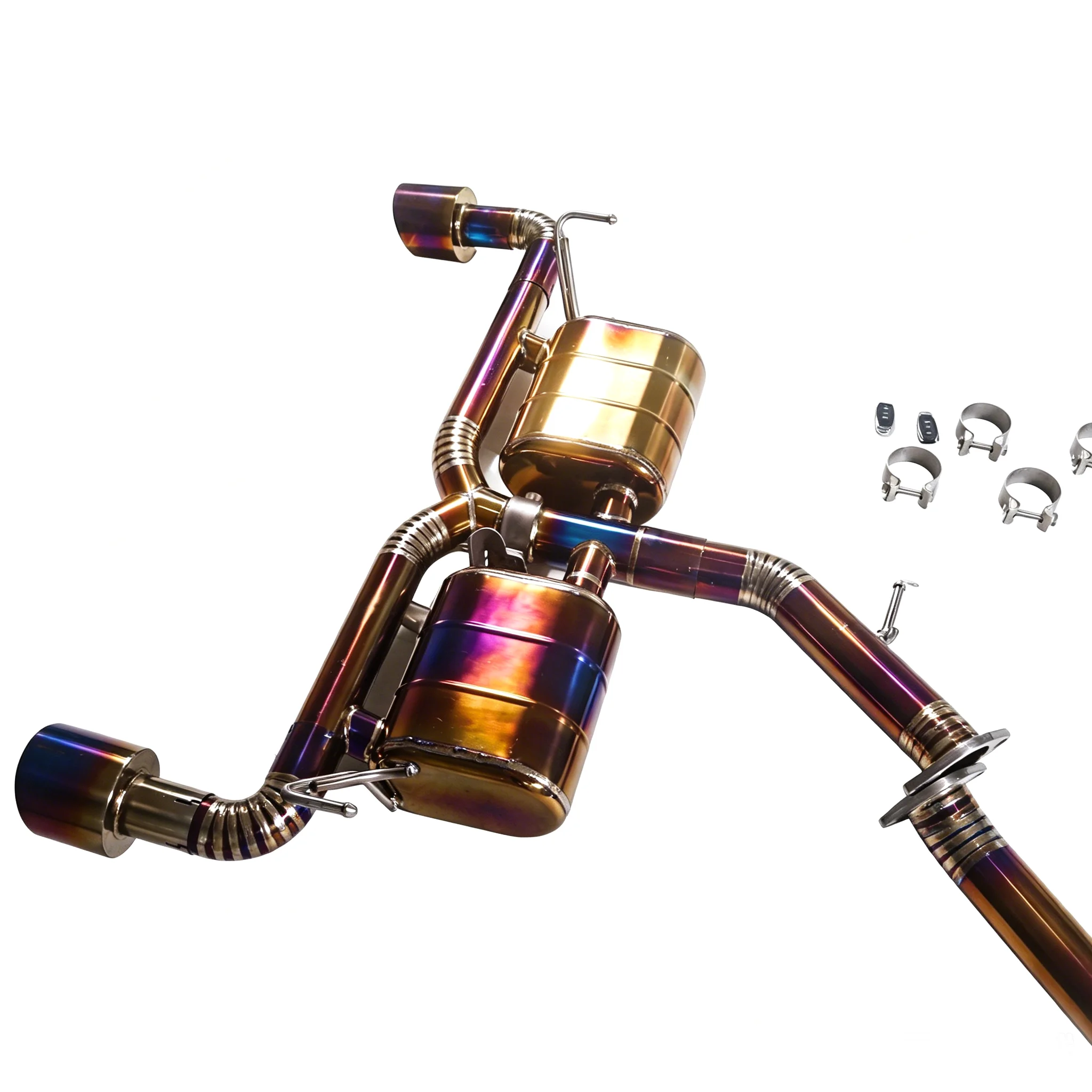 

GFC is suitable for the 2017-2025 modern I30 N 2.0T titanium alloy high-performance Catback valve electronic exhaust system