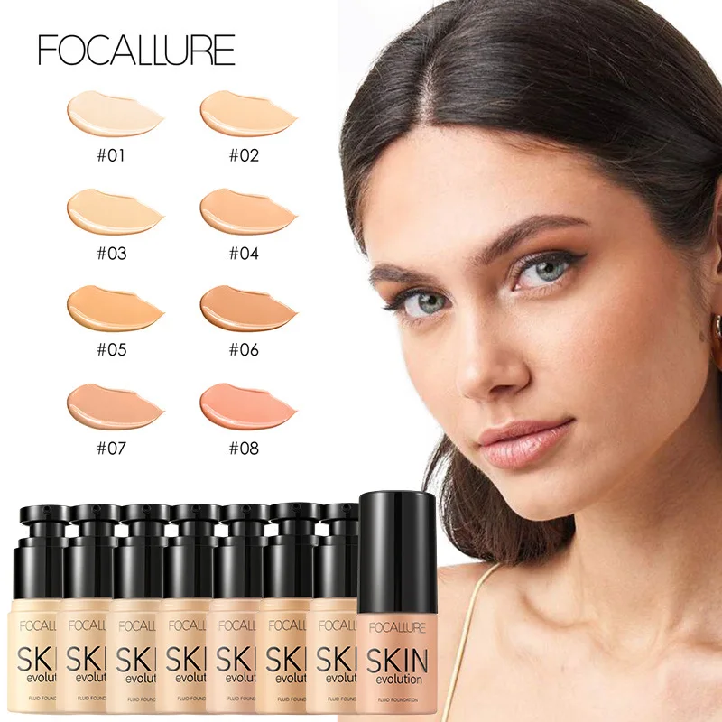 Focallure Foudation 1PC 31g Makeup Face Concealer Long Lasting Liquid Concealer