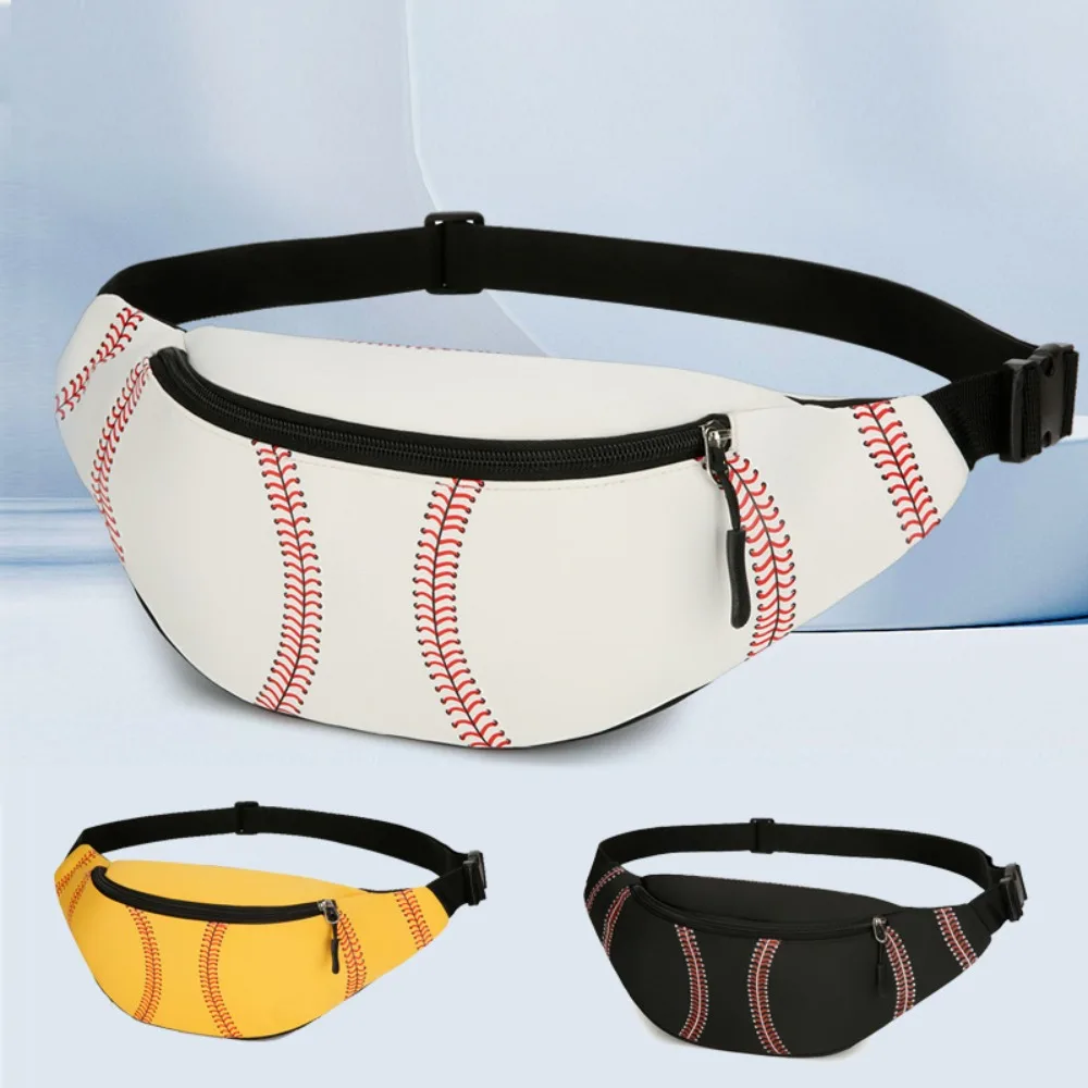 

Casual Fitness Baseball Waist Bag Handbag Coin Purse Sport Chest Bag Wallet Crossbody Baseball Fanny Pack Unisex