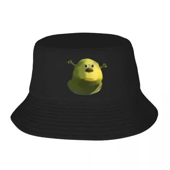 Shrek Meme Bucket Hat Panama For Man Woman Bob Hats Fashion Fisherman Hats Summer Beach Fishing Unisex Caps