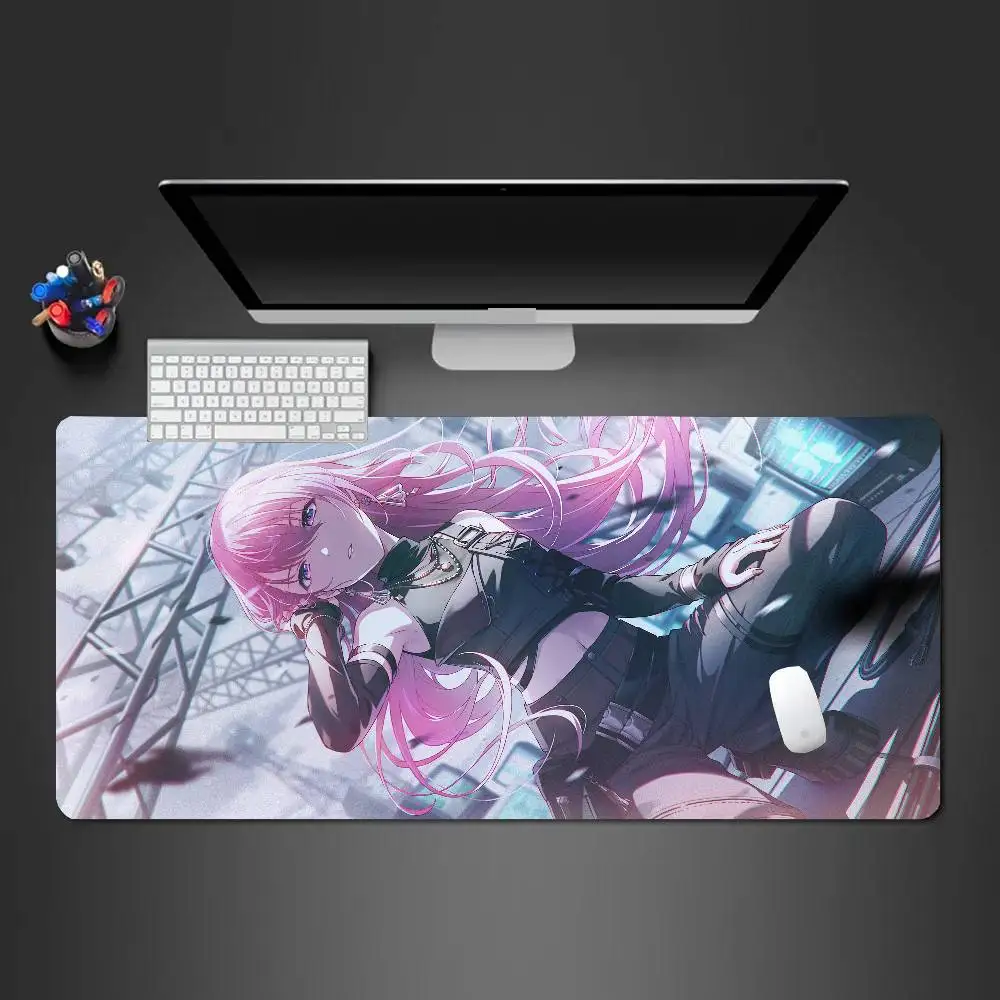 Megurine Luka Virtual Singer Mousepad Mouse Mat Desk Mat With Pad Gaming Accessories Prime Gaming XXL Keyboard Pad Padding Mat