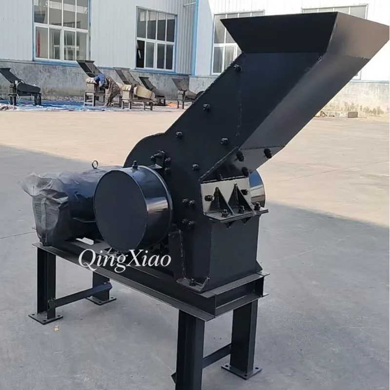 200x300 Hammer Crusher Small Construction Site Waste Glass Coal Gangue Cobblestone Mobile Crusher